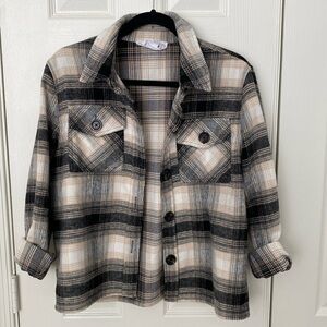 BB Dakota by Steve Madden plaid jacket